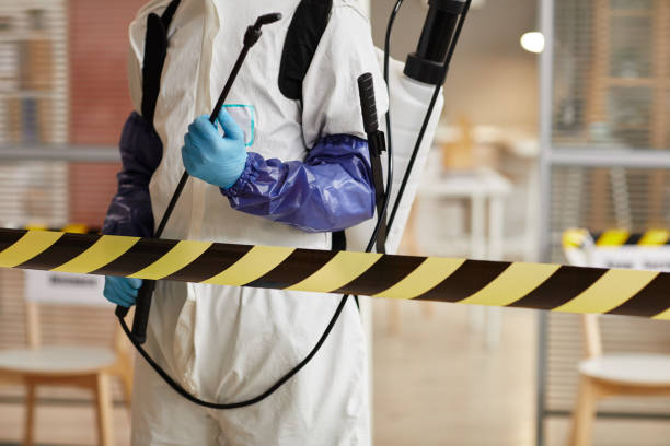 Professional Blood Cleanup technician working in Westwood, NJ